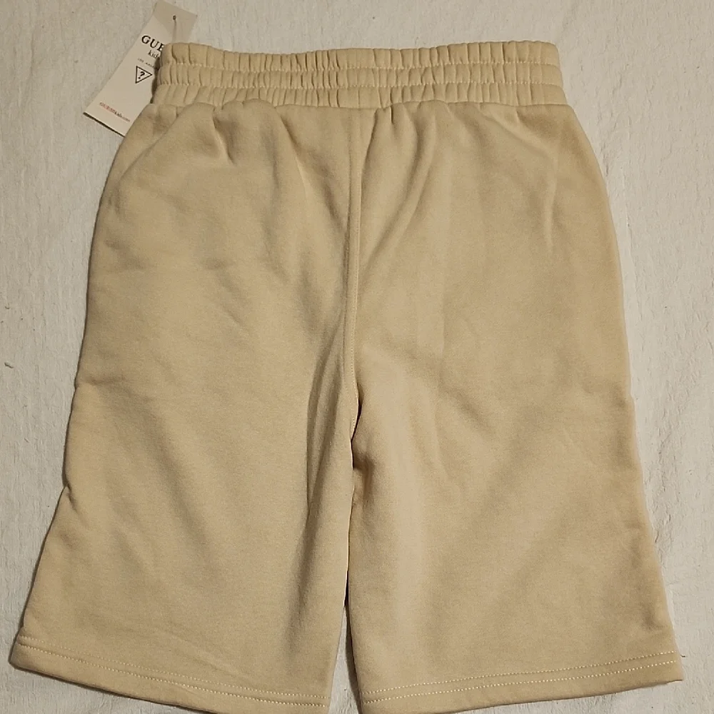 Guess Kids Tan Logo Shorts - Picture 4 of 4